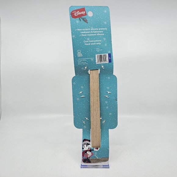 Disney Minnie Mouse Christmas Holiday Spatula & Cookie Cutter Set Silicone 11 in - Picture 3 of 8